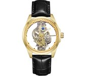 Doble cara transparente hueco automático reloj mecánico reloj de hombre a prueba de agua reloj de cuarzo luminoso