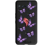 Case for ASUS ROG Phone 3 ZS661KS Case Black Matte Silicone Back Cover Phone Cases For ASUS zs661ks Flowers Fashion Bumper Capa