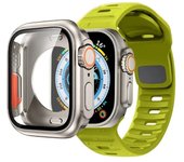 Case+Strap For Apple Watch Band 45mm 44mm 41mm 42 40mm Smart Silicone Bracelet Iwatch Series 3 4 5 6 Se 7 8 Change To Ultra Case