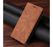 Funda de teléfono de cuero para Samsung Galaxy Diseño de volteo elegante