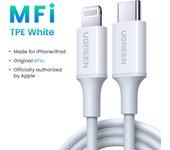 UGREEN Apple MFi Certified 0.25 0.5 1 1.5 2 Meter USB C to Ligtning Fast Charging Cable for iPhone 15 Pro X XS XR 30W PD Fast Charging Type C Cable Data Cable for Macbook USB Cord
