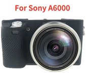 Silicone Armor Skin Case Camera Bag Body Cover Protector for Sony Alpha A6000 A6100 A6300 A6400 A6500 A6600 A5100 A5000 Cameras