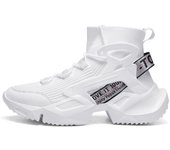 novedad Calcetines altos de verano para hombre, zapatos informales transpirables con aumento de altura