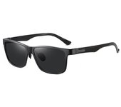 Nuevas gafas de sol polarizadas de aluminio y magnesio gafas de sol de fibra de carbono de colores gafas de visión nocturna que cambian de color a la moda para hombres y mujeres
