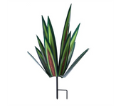 Large Tequila Rustic Sculpture, Rustic Metal Agave Plants for Outdoor Patio Yard, Home Decor Hand Painted Metal Agave,A