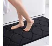 Memory Foam Bath Mat Anti-slip Shower Carpet Soft Foot Pad Decoration Floor Protector Absorbent Quick Dry Bathroom Rug