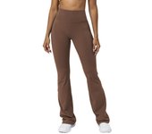 Female Trousers Sports Skinny Solid Women's Flare Pants Clothing Nylon Original Autumn Cotton Trends 2025 Outfits