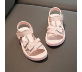 Girls New Sandals with Heart Decoration Princess Sweet Kids Summer Sandals Children Beach Shoes Open Toes 2025 Fashion Soft Cute