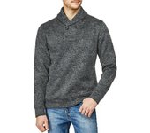 Men's Half Cardigan Men Autumn Loose Casual Pullover Jacket Long Sleeve Thin Fleece Sweater