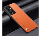 Funda de cuero PU de lujo para Samsung Galaxy S21 Ultra 5G, cubierta trasera de TPU, funda de teléfono de protección completa para Samsung S21 Ultra