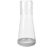 4 Juegos Jarra de Cristal con Tazas jarras y jarras dispensador de Escritorio garrafa Cristal Glass Water Bottle Posavasos