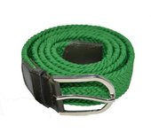 Cinturón trenzado extensible y elástico para hombres y mujeres, para Vaqueros, Cintura Ajustable Medida 110x3CM