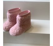 Botas de nieve para niños Zapatos de algodón para bebés de invierno Botas cortas Botas peludas para niñas