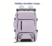 Mochila de Viaje Mujer Impermeable 16 Pulgadas Portátil Negocios con Bolsa Zapato Oculta