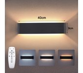 2.4G Remote Control Dimming Wall lamp LED 16W Wall Light Modern Wall Lamps Indoor Wall Lights Including LED Plate 110V-260V for