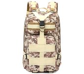 Glovento - Mochila Táctica Camuflada Multiusos, Impermeable para Senderismo y Aventura