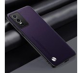 Lujo pu Funda de cuero para vivo y76 5g contraportada mate silicona a prueba de golpes protección completa caja del teléfono par