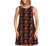 Customized Travel A-Ayiva In Liebe, Sleeveless Women's Flower, Suitable for Beach Leisure, Cool Singer Series