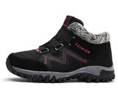 Botas de nieve para hombre otoño e invierno antideslizantes cálidos zapatos de algodón casuales de caña alta
