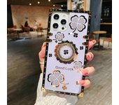 Funda de teléfono con soporte de anillo de lujo para Samsung Galaxy S23 FE S21 Plus S24 Ultra S22 S20 5G S9 S8 S23fe Note 20 9 8