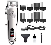 Professional Dog Hair Clipper All Metal Rechargeable Pet Trimmer Cat Shaver Cutting Machine Puppy Grooming Haircut Low Noice