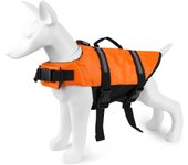 Chaleco salvavidas para perros, chaleco salvavidas para mascotas, chaleco salvavidas para perros, tamaño ajustable con fuerte as
