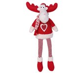 Fabric Soft Leg Hanging Leg Sitting Santa Claus Snowman Deer Elk Doll Christmas Ornament Ornament