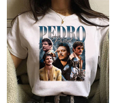Pedro Pascal t shirt women streetwear anime summer Tee girl streetwear clothing