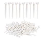 100Pcs 83 mm Professional Tee System Plastic Golf Tee Maximizes Golfers' Teeing Performance Golf Accessories
