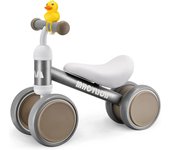 Bicicleta sin Pedales para niños a Partir de 1 año de Equilibrio, Juguetes Bebes 1 Año, Bici Bebe con 4 Ruedas para bebés de 10 a 24 Meses, Pimera Bicicleta para Niños y Niñas como Regalo