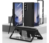 Matte Plastic For Samsung Galaxy Z Fold 6 Case Removable Pen Slot Hinge Protective Film Screen Cover