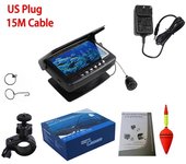 Video Fish Finder with Record Function 4.3 Inch IPS LCD Monitor Underwater Ice Fishing Camera for Winter Lake/Boat 15/30m Cable