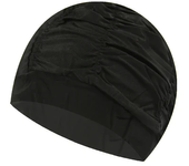 Gorro de baño de Color puro para mujer, gorro de baño de tela con pelo largo, protección de orejas, para piscina y playa