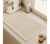 Estera de secado de vajilla, almohadilla de drenaje suave, antideslizante, súper absorbente, resistente al desgaste, tapete para máquina de café, mesa de cocina, decoración de patio