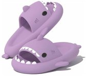 Pantuplas de Tiburón Mujer Hombre Verano Zapatillas de Estar de Casa Antideslizante Pantuplas de baño Sandalias de Playa y Pool Shark Slides Suela Gruesa