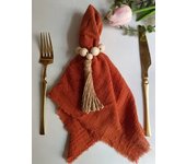 Factory Direct Cloth Napkins Set of 40 Gauze Crepe Cotton Fabric 42x42cm Dinner Tea Towel Kitchen Wedding Table Easter Deco