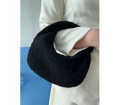 Bolso tejido a mano puro esmerilado, bolso de bola de masa anudada, bolso de nube versátil premium