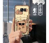 Full wrap Anti-knock Phone Case For Samsung Galaxy S7 Edge/G9350 Card bag Waterproof Soft case Cute Durable protective