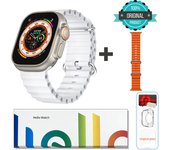 2024 Newest Hello Watch 3 Plus Smartwatch AMOLED 450mAH 49mm 1:1 Ultra Sport Smart Watch Local Music NFC Compass Bluetooth Call