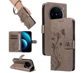 For Vivo Y20 y20a y20i y202s y20g x100 pro funda de cuero antideslizante clip carcasa de teléfono móvil de color sólido es
