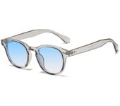 Nuevas gafas de sol redondas Retro de calidad, moda para mujer, remaches, decoración, tonos UV400, gafas de sol Punk de leopardo para hombre