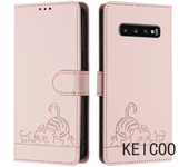 For Samsung Galaxy S10 S20 s21 ultra fe plus e carcasa impresa antisísmica tapa antisísmica de la carcasa del gatito