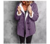 Chaquetas con capucha de moda para mujer, abrigos cálidos informales, Otoño e Invierno