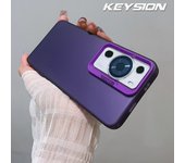 KEYSION Metallic Aurora Skin Matte Case for Huawei nova 12s 11 Pro 10 9 8 Silicone Shockproof Phone Cover for Honor 90 5G 70 50