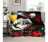 3D K-King of Fighters Retro Game Pattern Flannel Blanket，Warm and Soft Blanket For Couch Sofa Office Home Travel Birthday Gift.