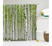 Shower Curtain Beach Shower Curtain Coastal Shower Curtains with Hooks Seashells Starfish on Teal Blue Bath Curtain Set Ocean Bathroom Decor