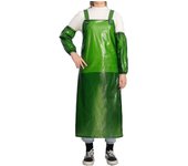 Waterproof Slaughterhouse Apron Wear-resistant Oil-proof Garden Overclothes Thickened with Sleeve Painting Apron Adult