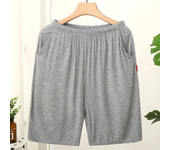 Pantalón corto para hombre, pantalón de chándal informal para correr, talla 6XL, pantalones cortos transpirables para el hogar, pantalones cortos de algodón liso para playa, bragas a rayas para hombre