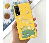 For Vivo Y20 V2029 Case Cute Astronaut Cartoon Soft Cover For Vivo Y20i Y20S Y20A Y20G Y11S Y12S VivoY20 Y 20i Shockproof Bumper