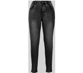 Mid rise jeans for women in summer 2025, new washed, slim fit, elastic, versatile and casual style